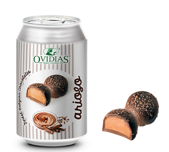 Arioso-blik met chocomousse roompralines (95g)