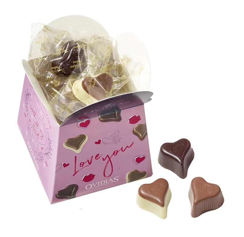 I love you-ballotin met pralinemix (195g)